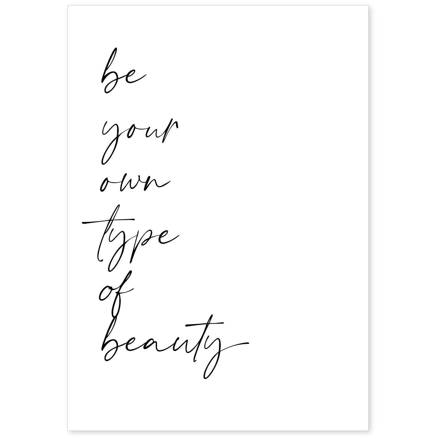 nacnic Lamina Artística Inspiracional de Belleza Propia