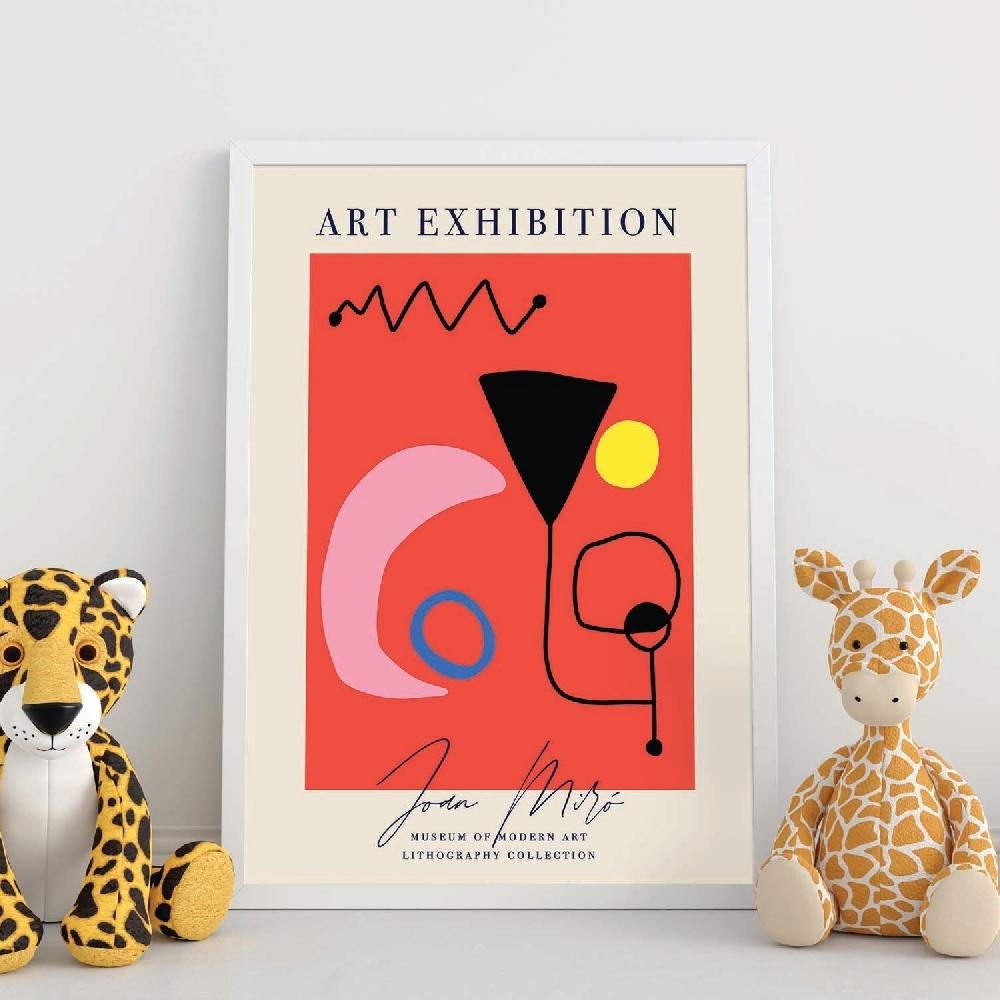 Nacnic Lamina Artística Joan Miro 11 Estilo Surrealista