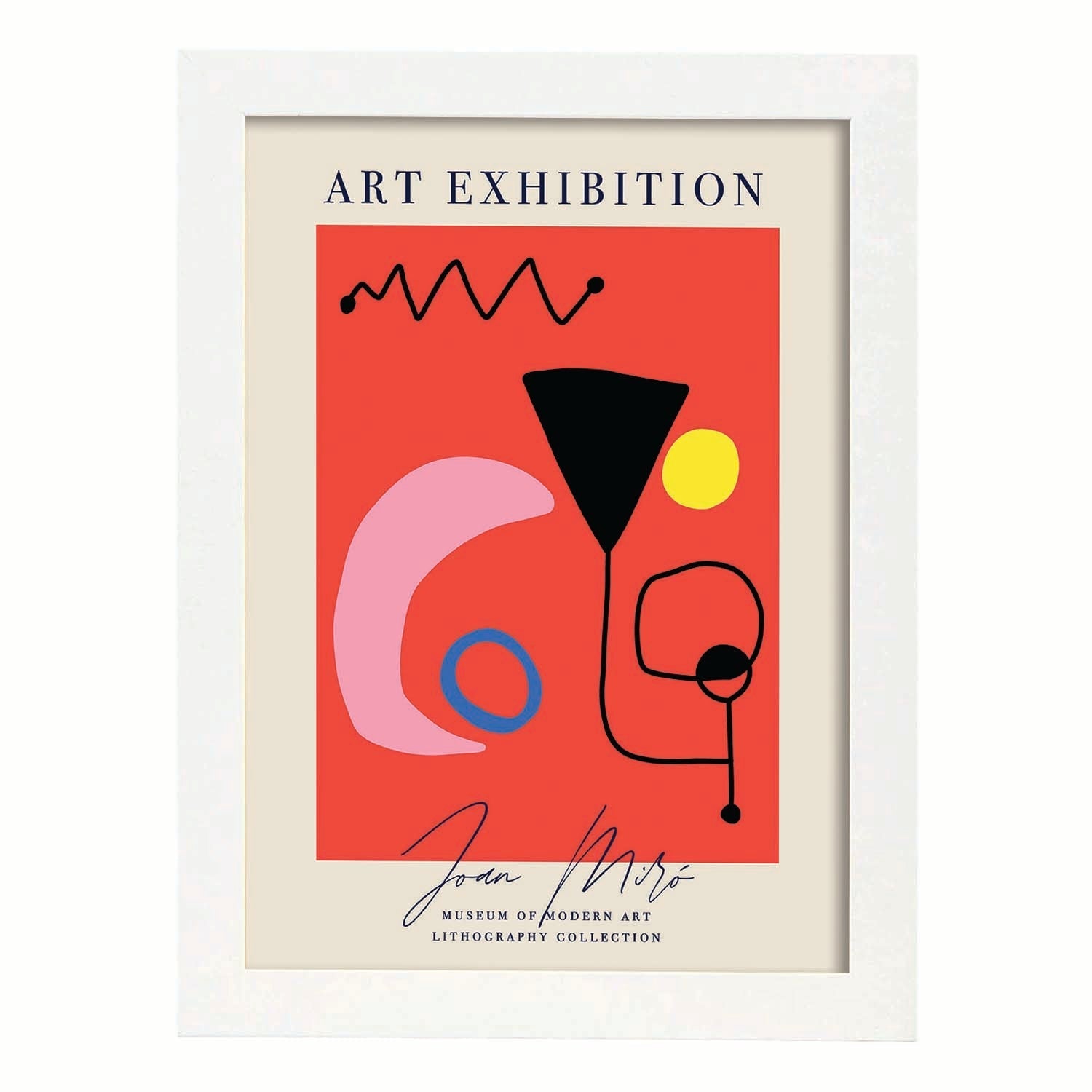 Nacnic Lamina Artística Joan Miro 11 Estilo Surrealista