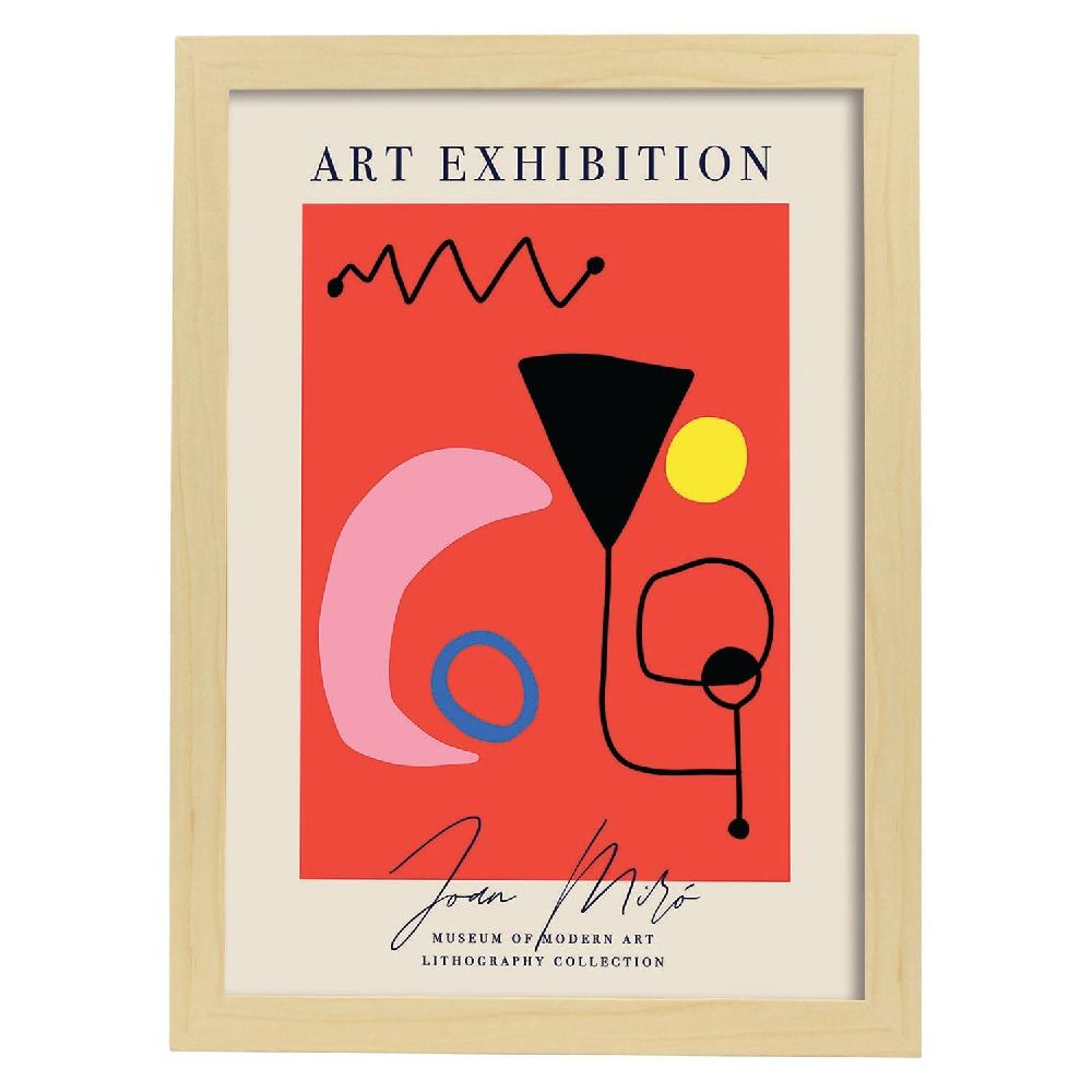Nacnic Lamina Artística Joan Miro 11 Estilo Surrealista