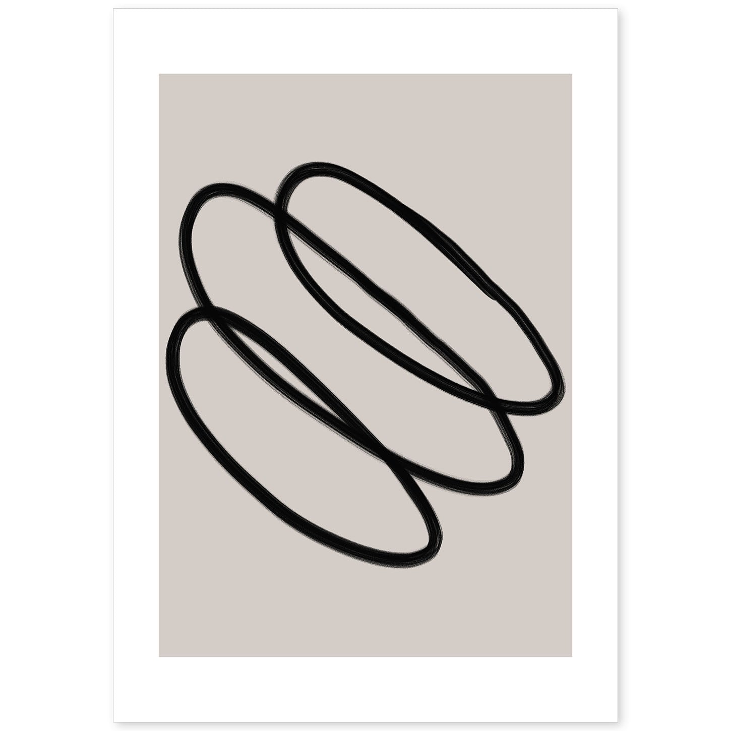 nacnic Lamina Artística Moderno Linea 01 Estilo Abstracto