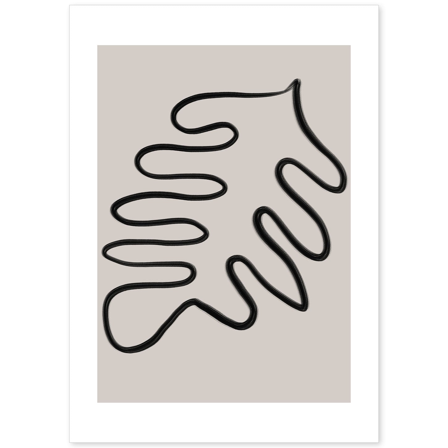 nacnic Lamina Artística Moderno Linea 03 Estilo Abstracto