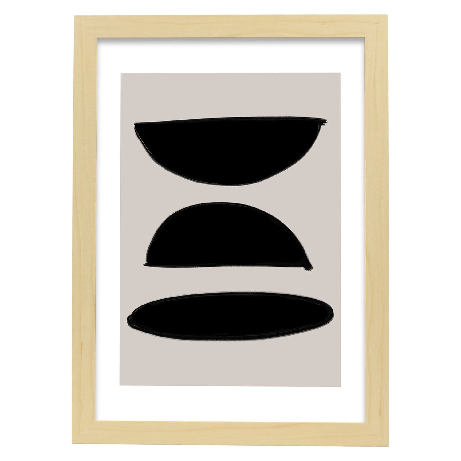 Nacnic Lamina Artística Moderno Negro 11 Estilo Abstracto