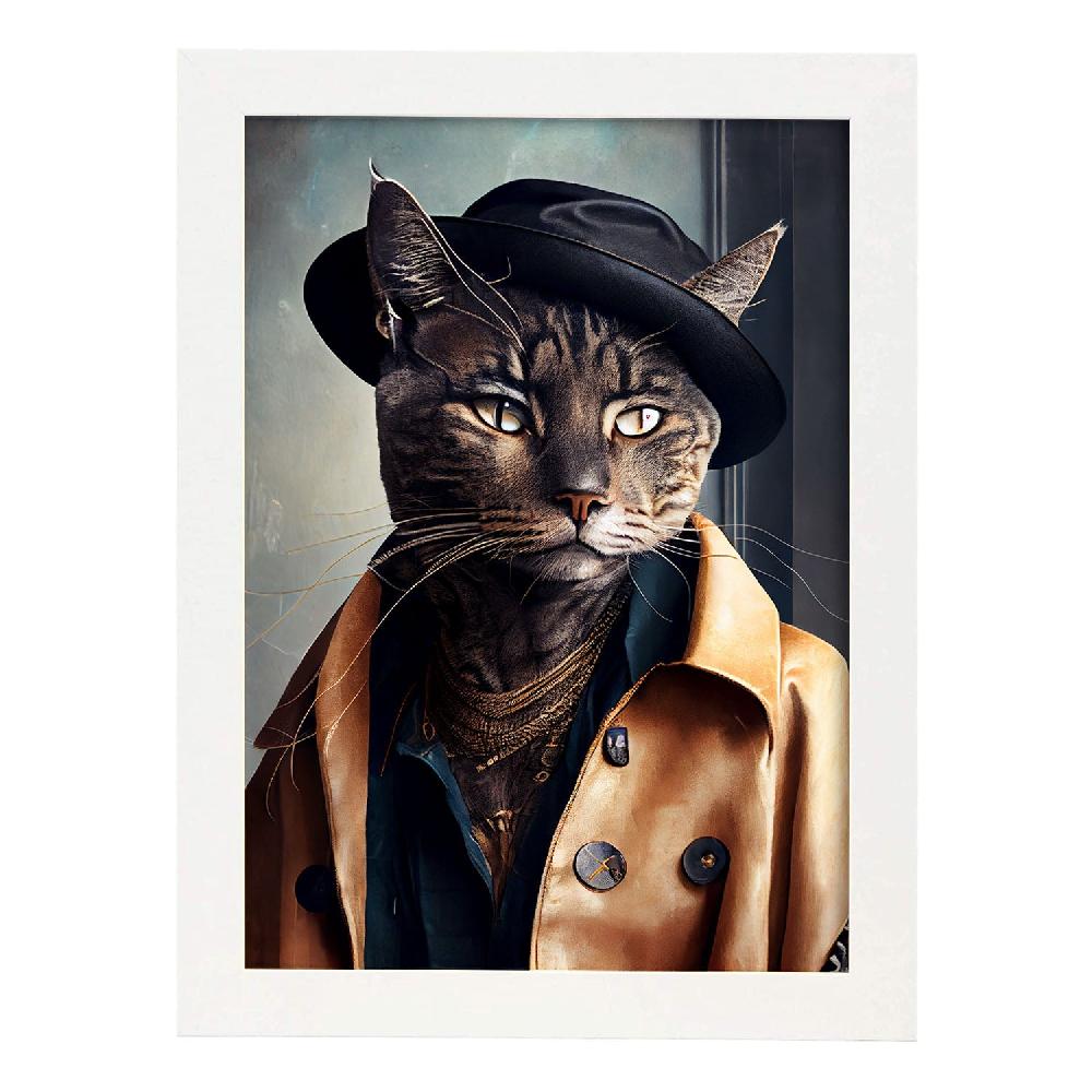 Nacnic Lámina Bohemia De Habana Con Ilustraciones De Animales Vestidos De Nacnic