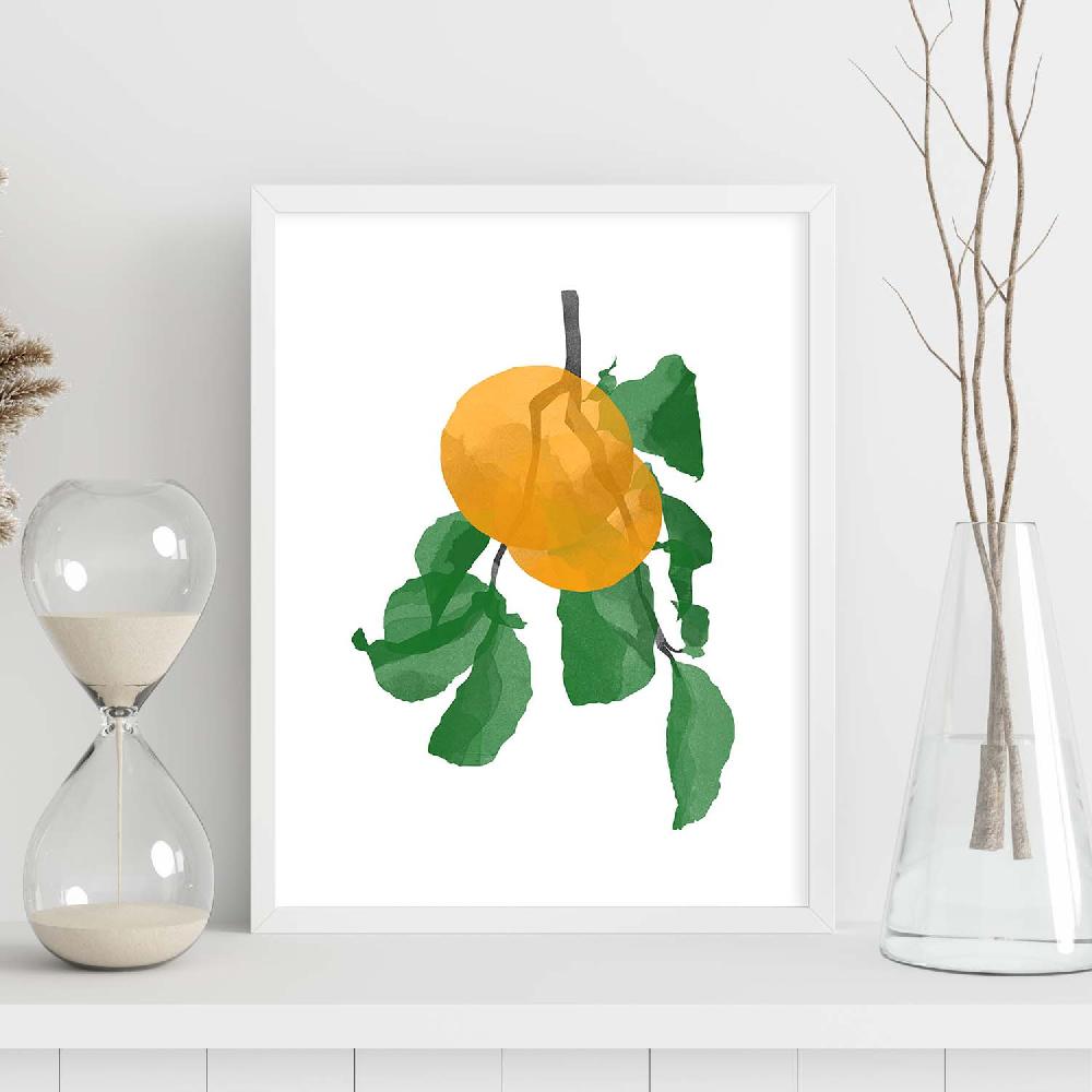 Nacnic Lámina Botánica De Acuarela Con Ilustraciones De Plantas Y Flores