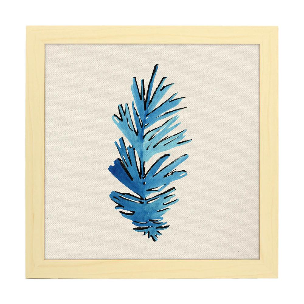 Nacnic Lámina Cuadrada De Cielo Azul Con Flores Y Naturaleza
