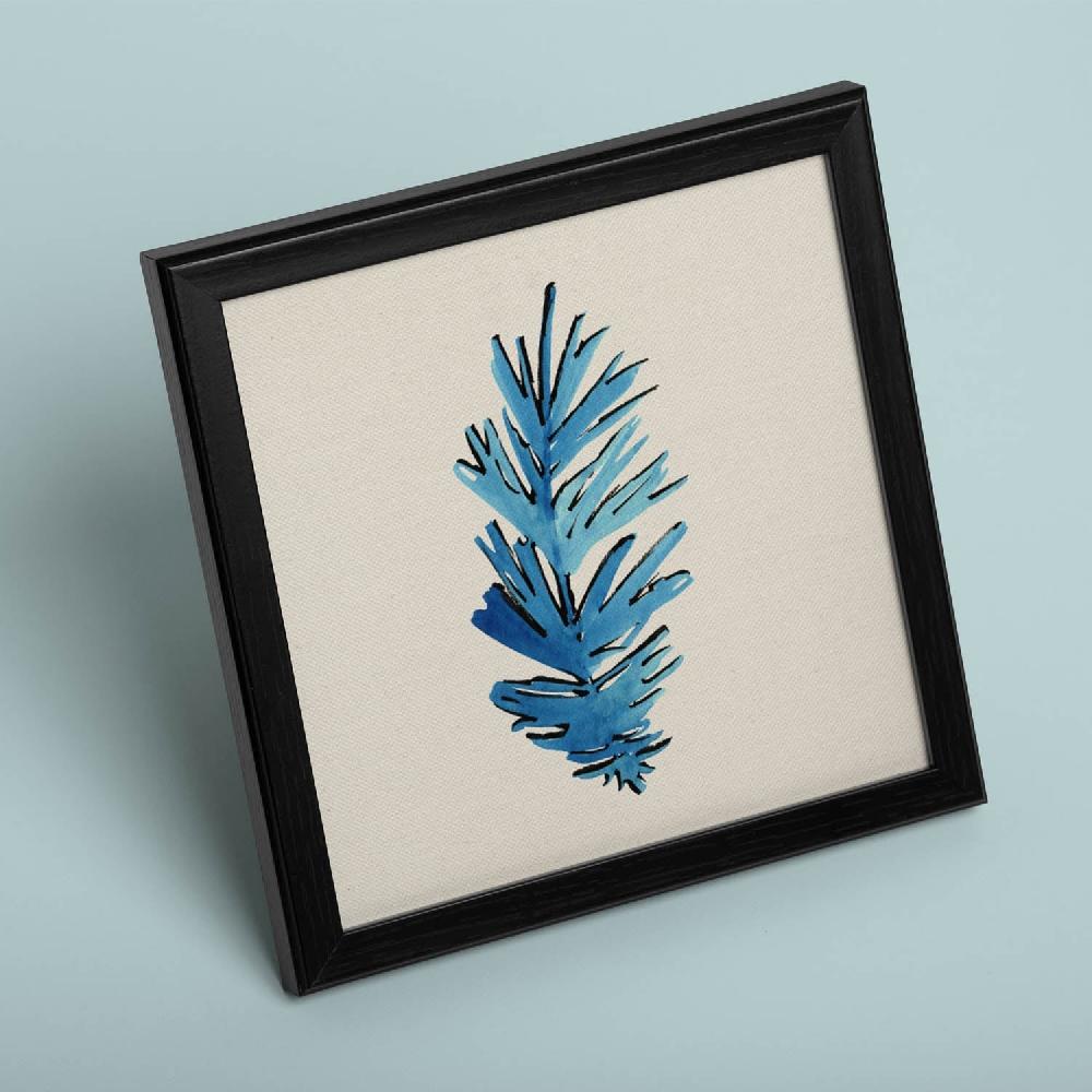 nacnic Lámina cuadrada de Cielo Azul con Flores y Naturaleza