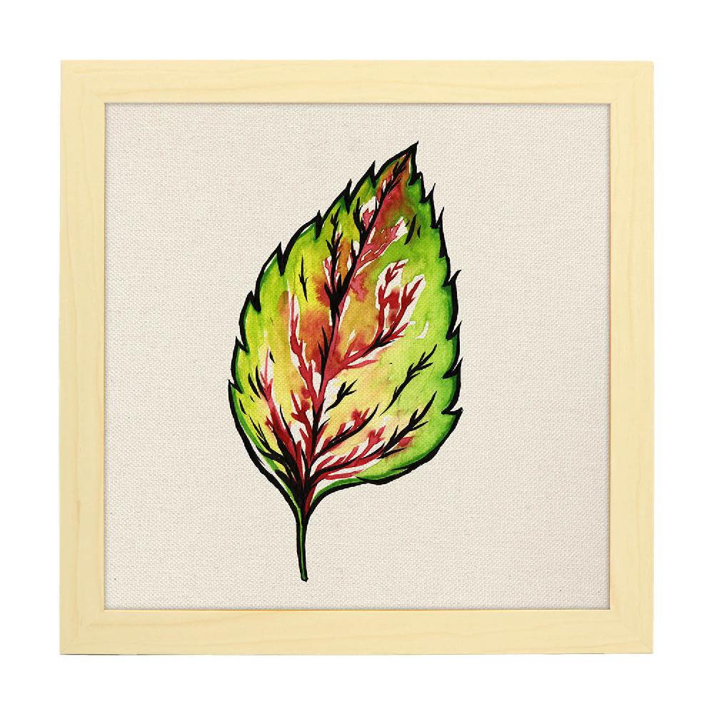 Nacnic Lámina Cuadrada De Flores Y Naturaleza Ilustrada