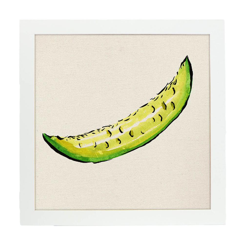 Nacnic Lámina Cuadrada De Frutas Y Verduras De Verano