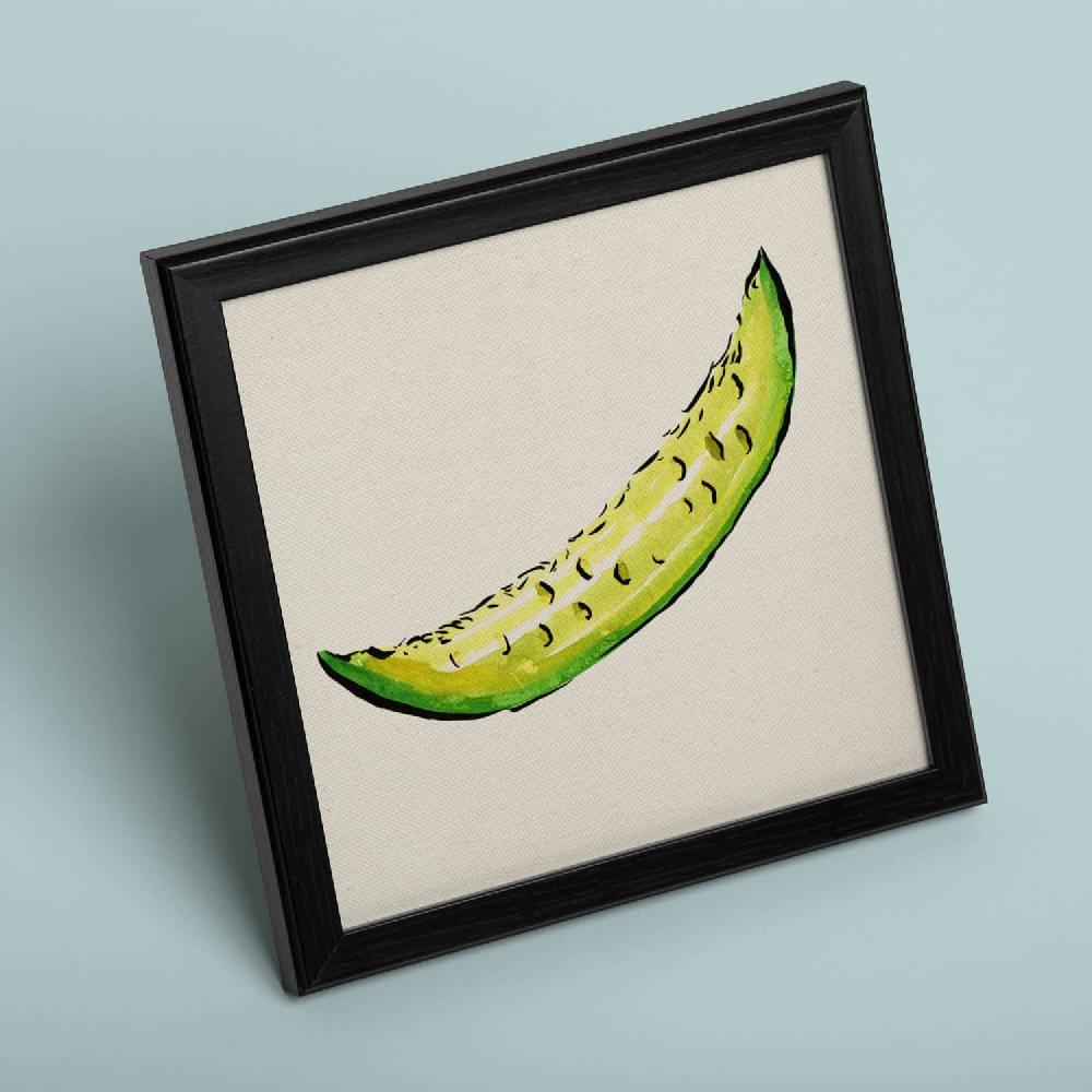 nacnic Lámina Cuadrada de Frutas y Verduras de Verano