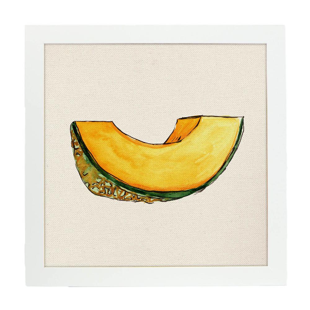 Nacnic Lámina Cuadrada De Frutas Y Verduras Ilustradas