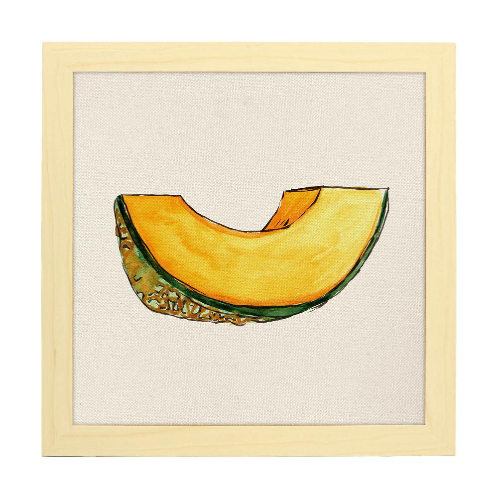 Nacnic Lámina Cuadrada De Frutas Y Verduras Ilustradas