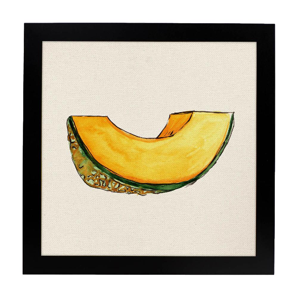 Nacnic Lámina Cuadrada De Frutas Y Verduras Ilustradas