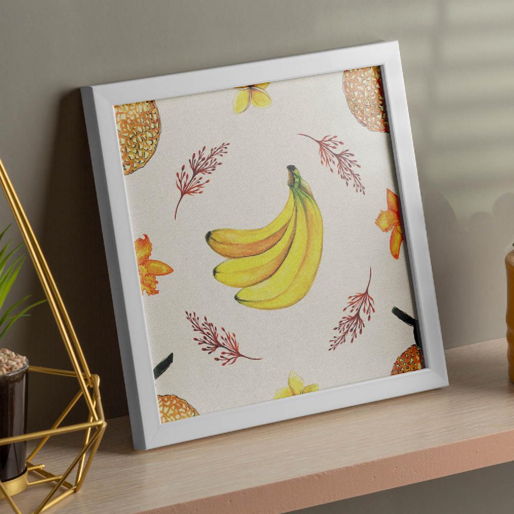 nacnic Lámina Cuadrada de Platano Bailarin Ilustrada