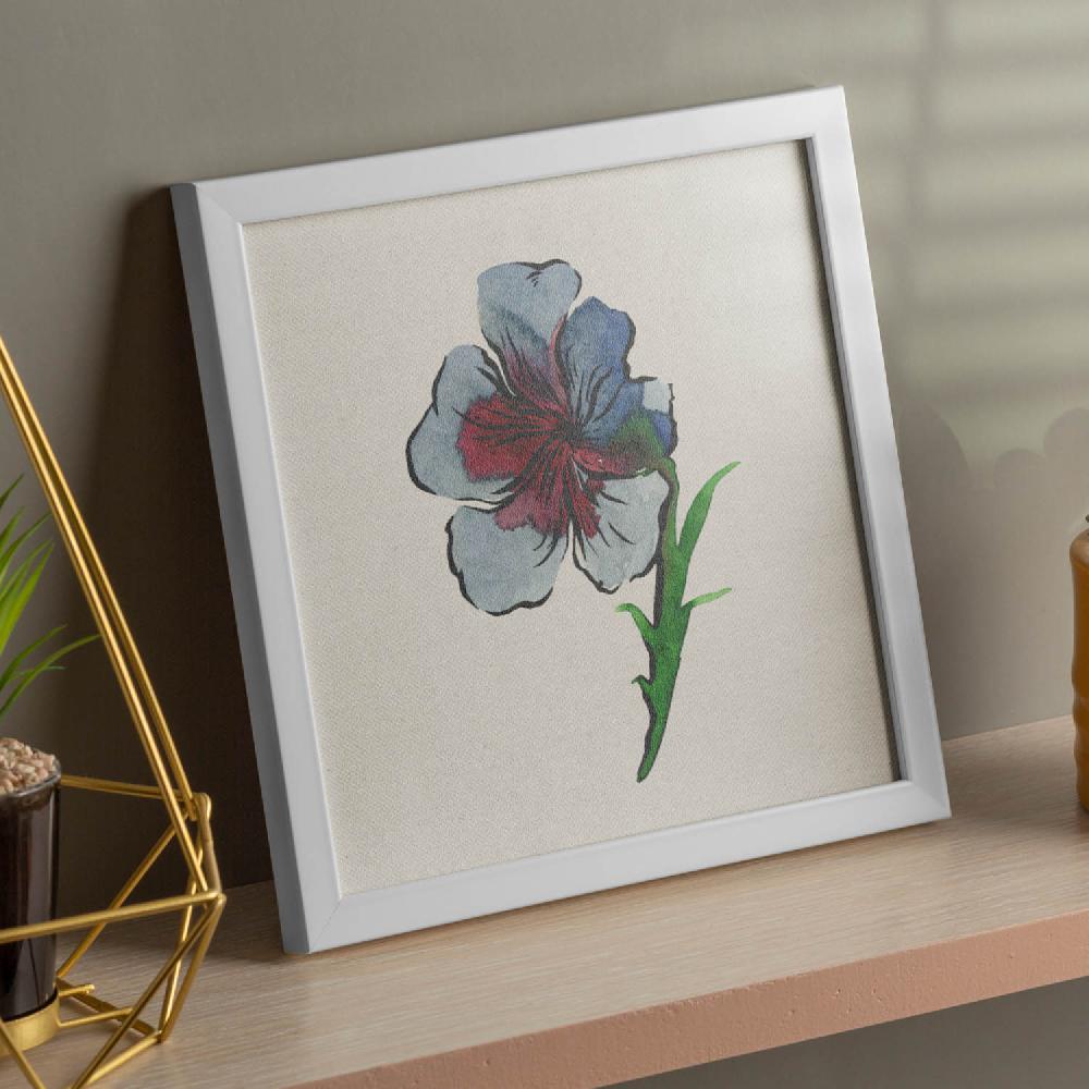 nacnic Lámina cuadrada Flor de mis Sueños con Dibujos a Color