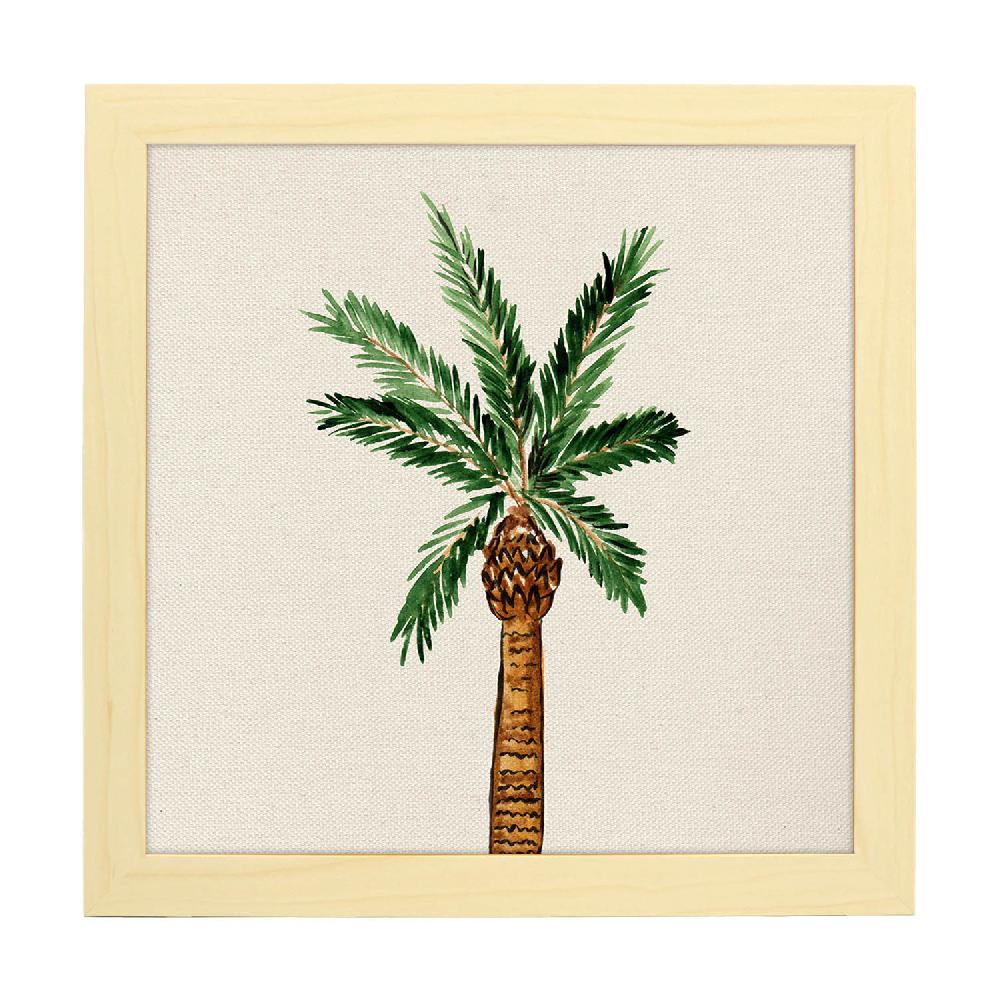 Nacnic Lámina Cuadrada Palmera De Palacio Ilustrada