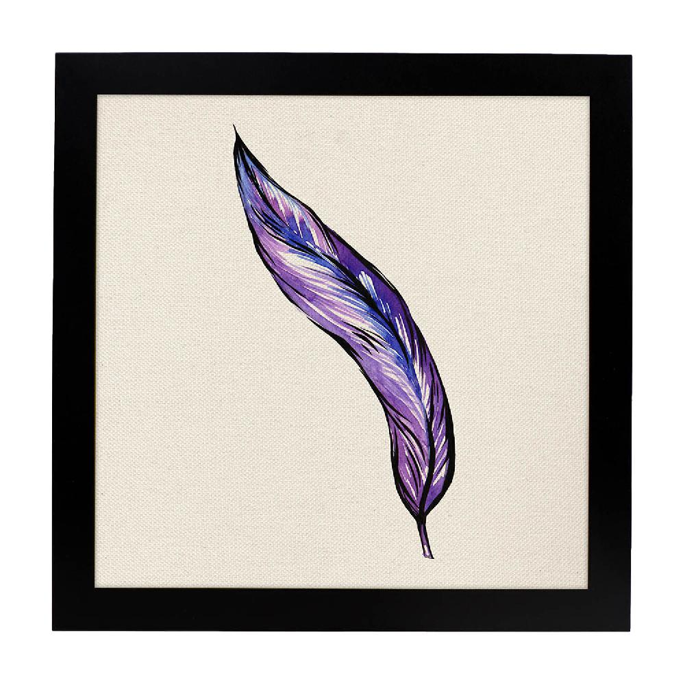 Nacnic Lámina Cuadrada Pluma De Escritor Con Flores Y Naturaleza
