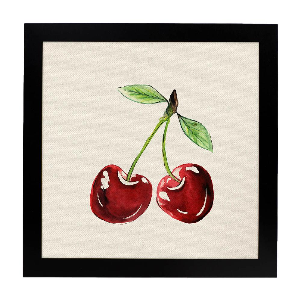 Nacnic Lámina Cuadrada Sabor De Amor Con Ilustraciones De Frutas Y Verduras