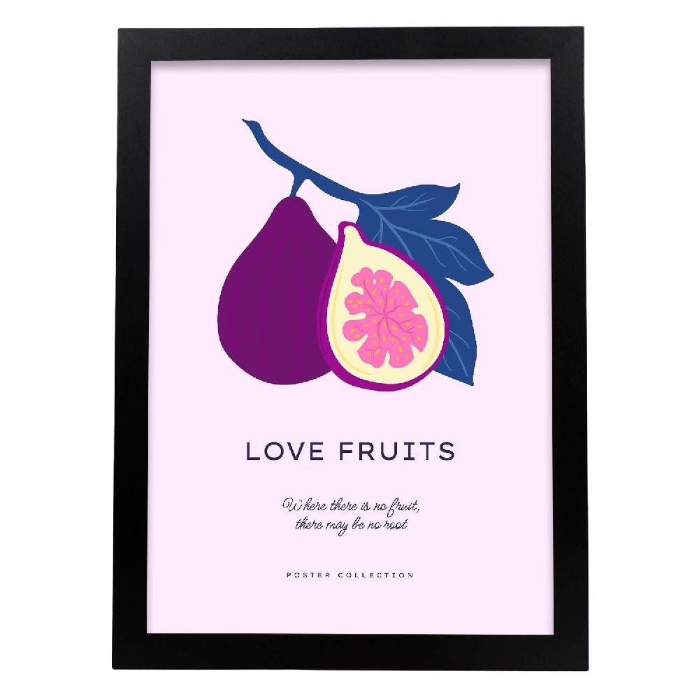 Nacnic Lámina De Amor Por Las Higueras De Love Fruits