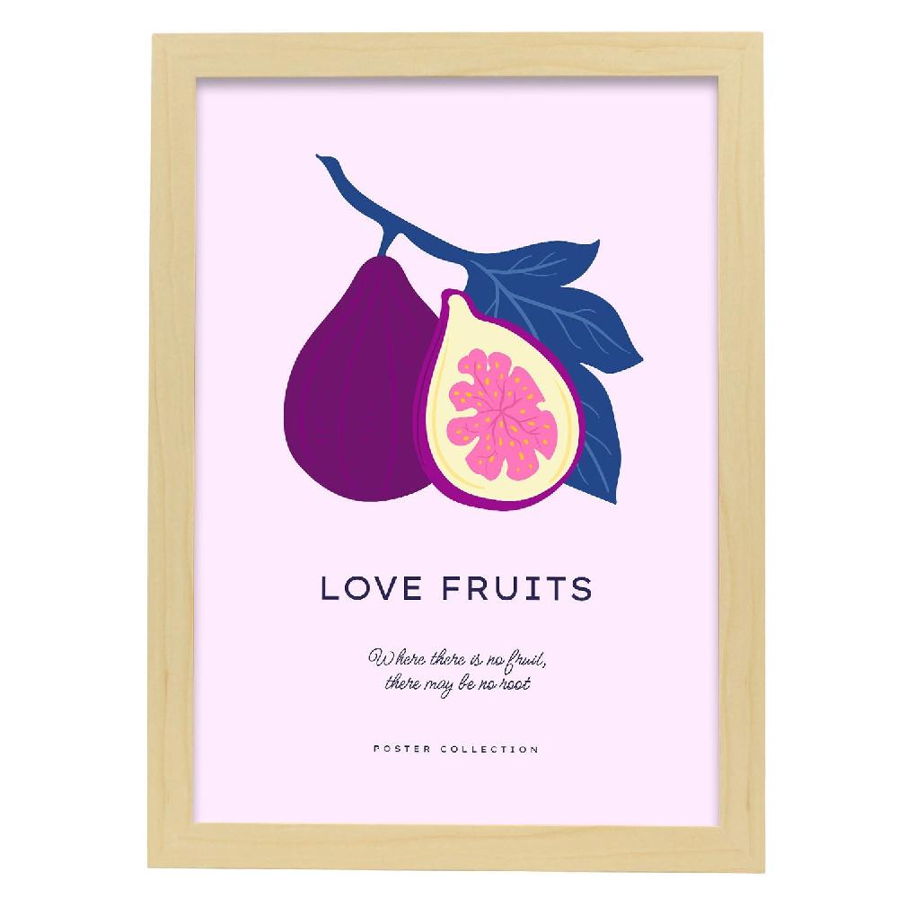 Nacnic Lámina De Amor Por Las Higueras De Love Fruits