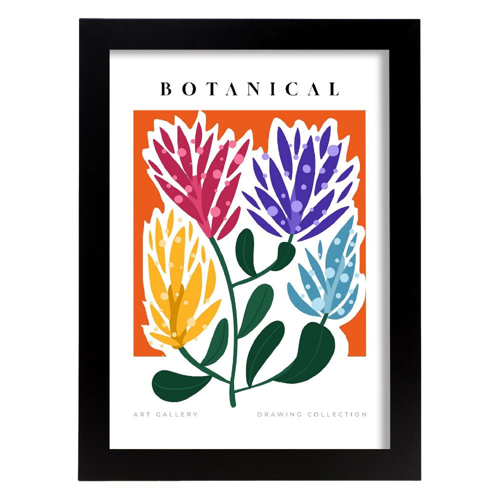 Nacnic Lámina De Arte Botánico Para Diseño De Hogar Y Estampados De Pared Estéticos