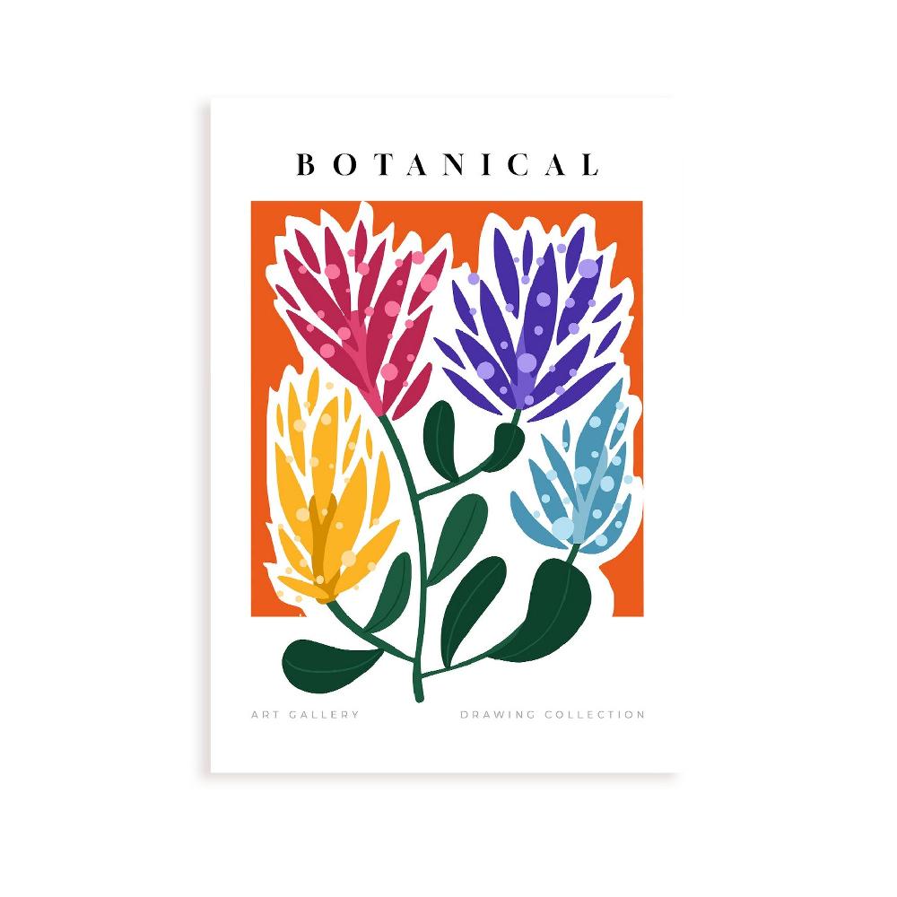 nacnic Lámina de Arte Botánico para Diseño de Hogar y Estampados de Pared Estéticos