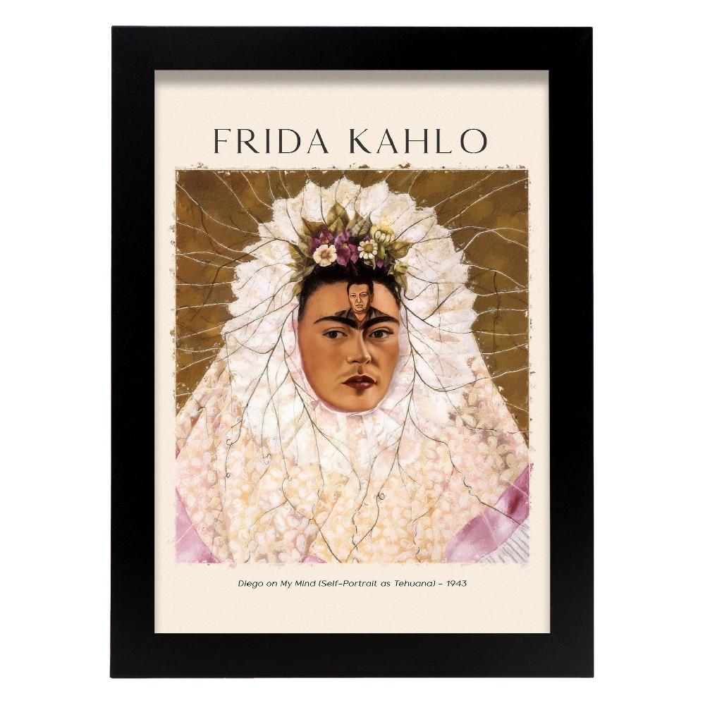 Nacnic Lámina De Arte Estético De Diego Inspirada En Frida Kahlo