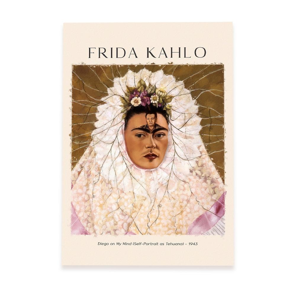 Nacnic Lámina De Arte Estético De Diego Inspirada En Frida Kahlo
