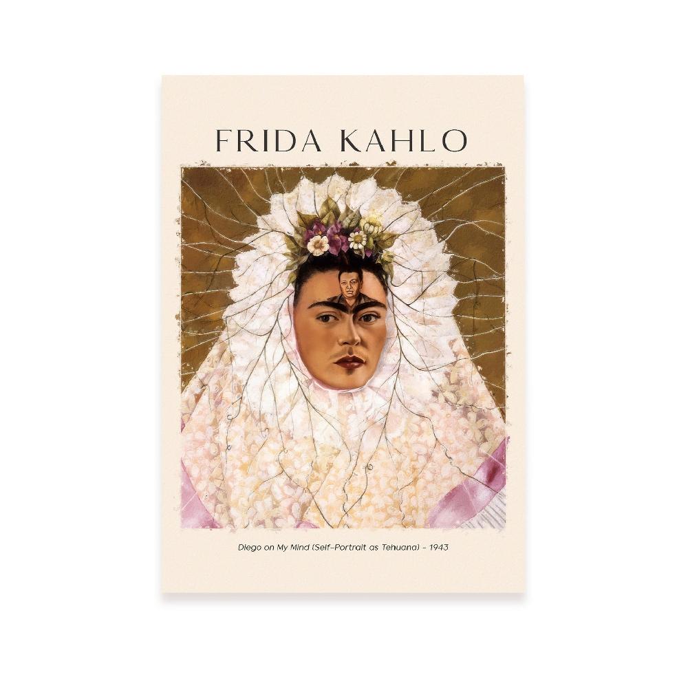nacnic Lámina de Arte Estético de Diego Inspirada en Frida Kahlo