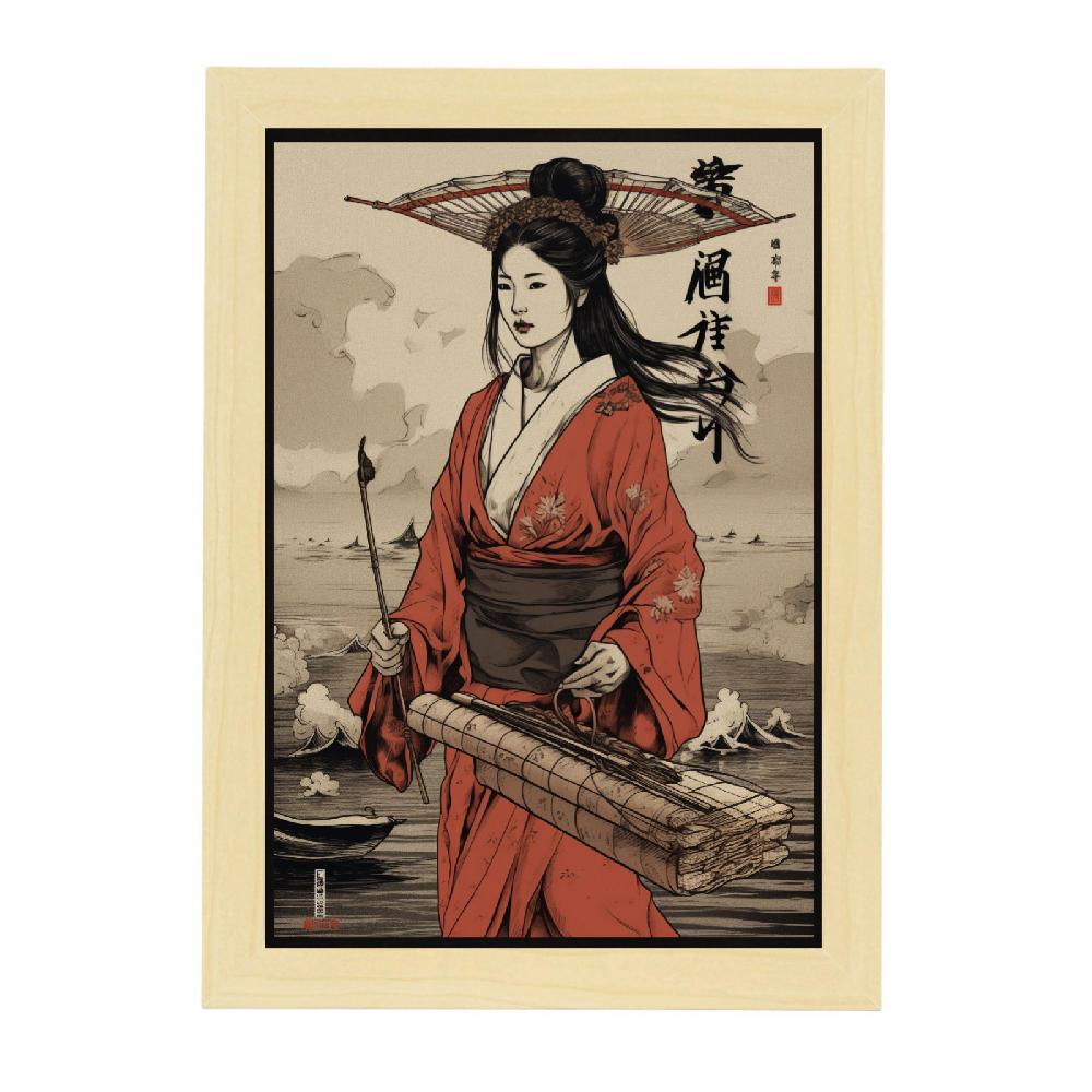 Nacnic Lámina De Arte Pirata Estilo Japonés Michaeld