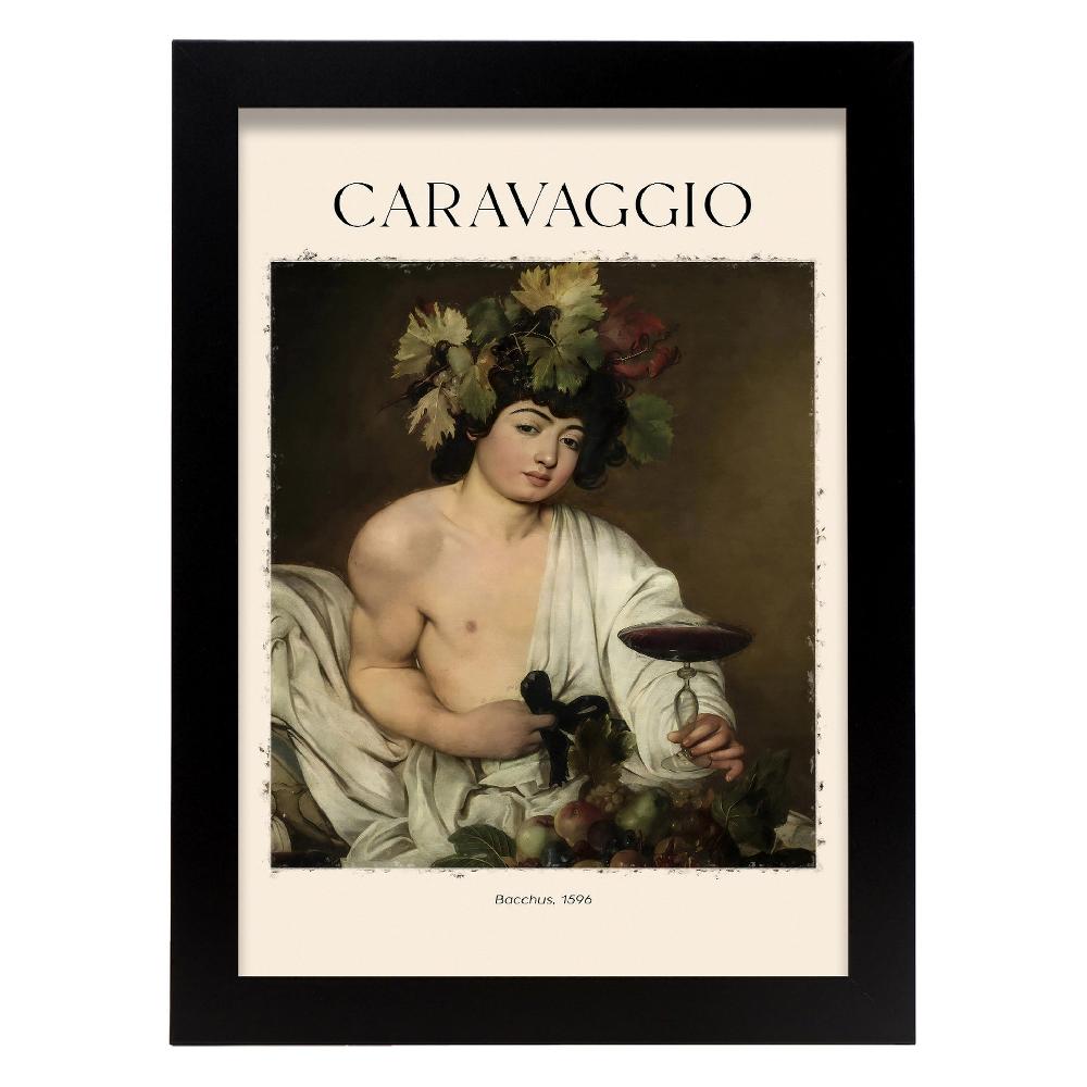 Nacnic Lámina De Baco Inspirada En Caravaggio Para Decoración De Hogar