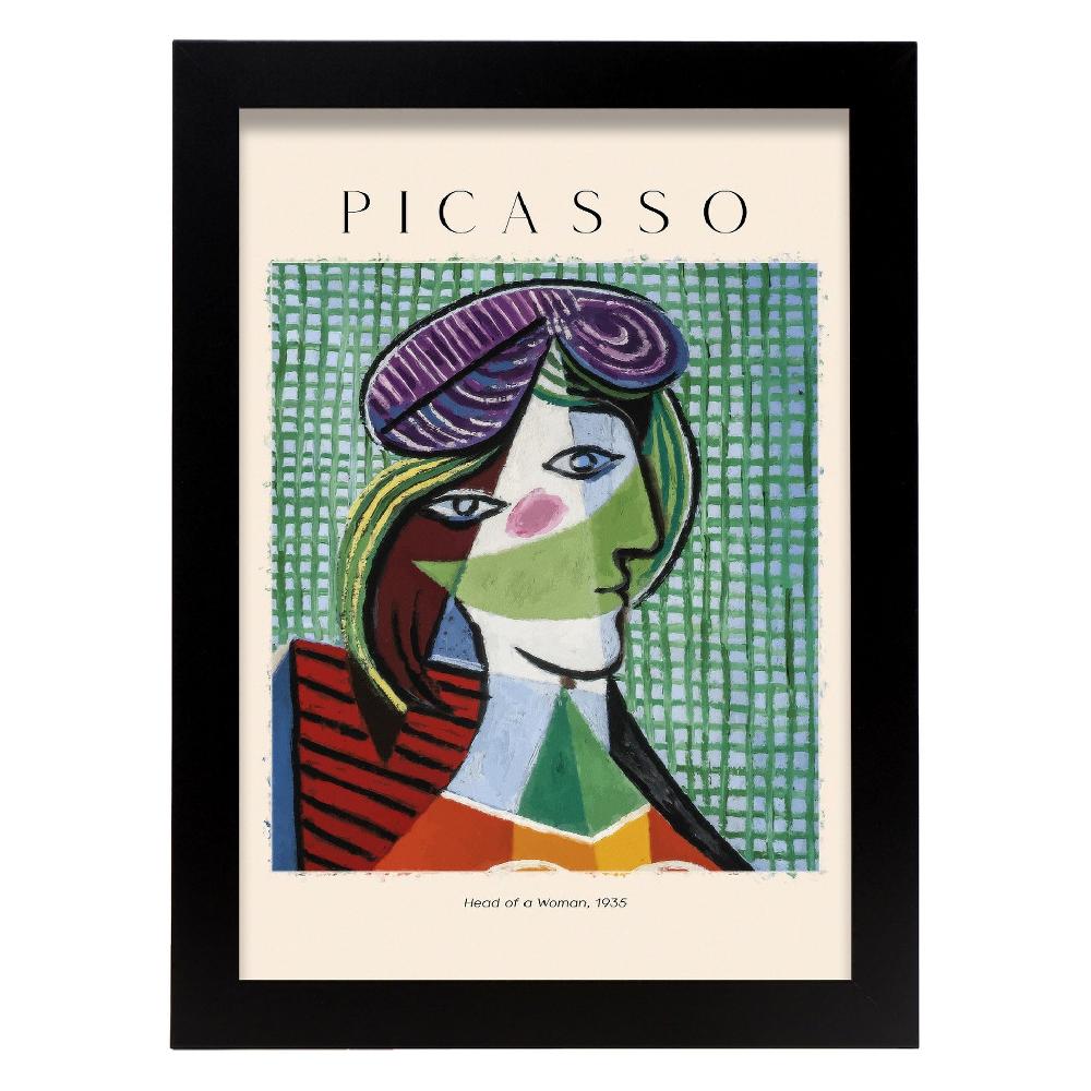 Nacnic Lámina De Cabeza De Mujer Inspirada En Picasso