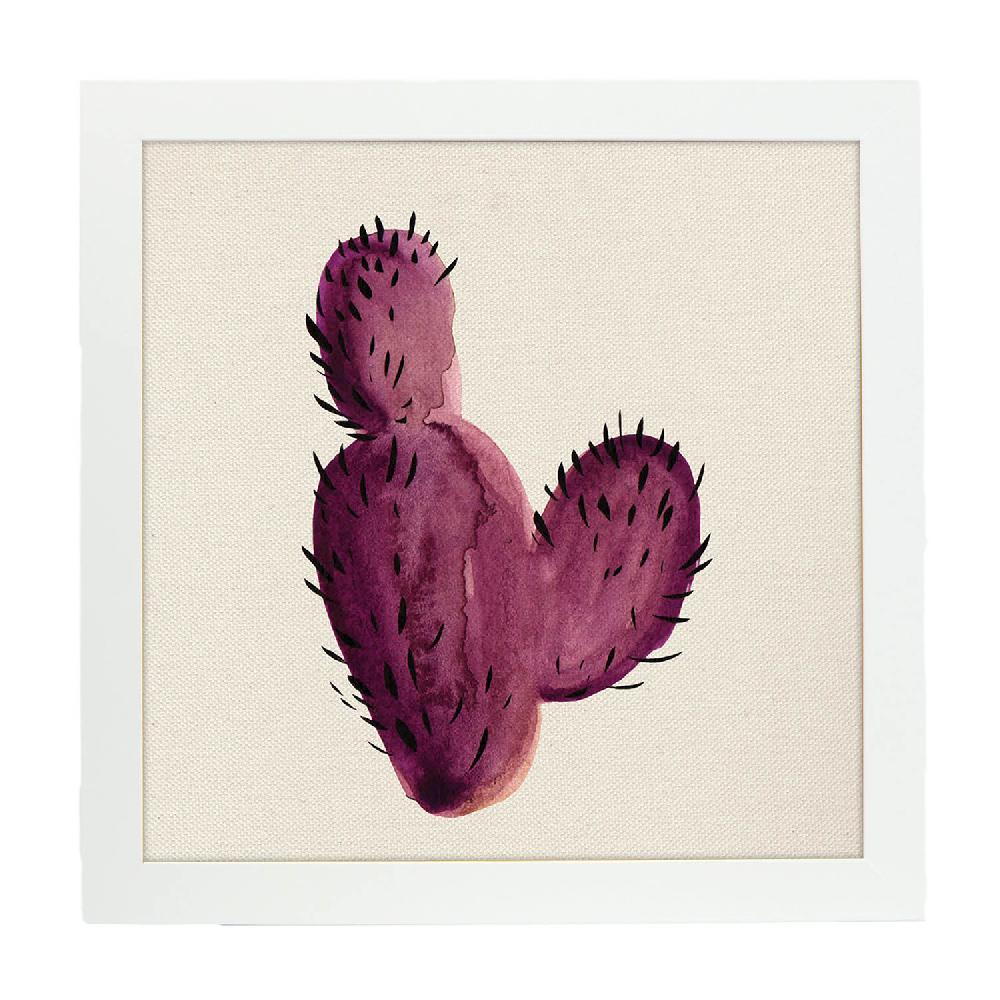 Nacnic Lámina De Cactus Dibujado Y Espinas De Color