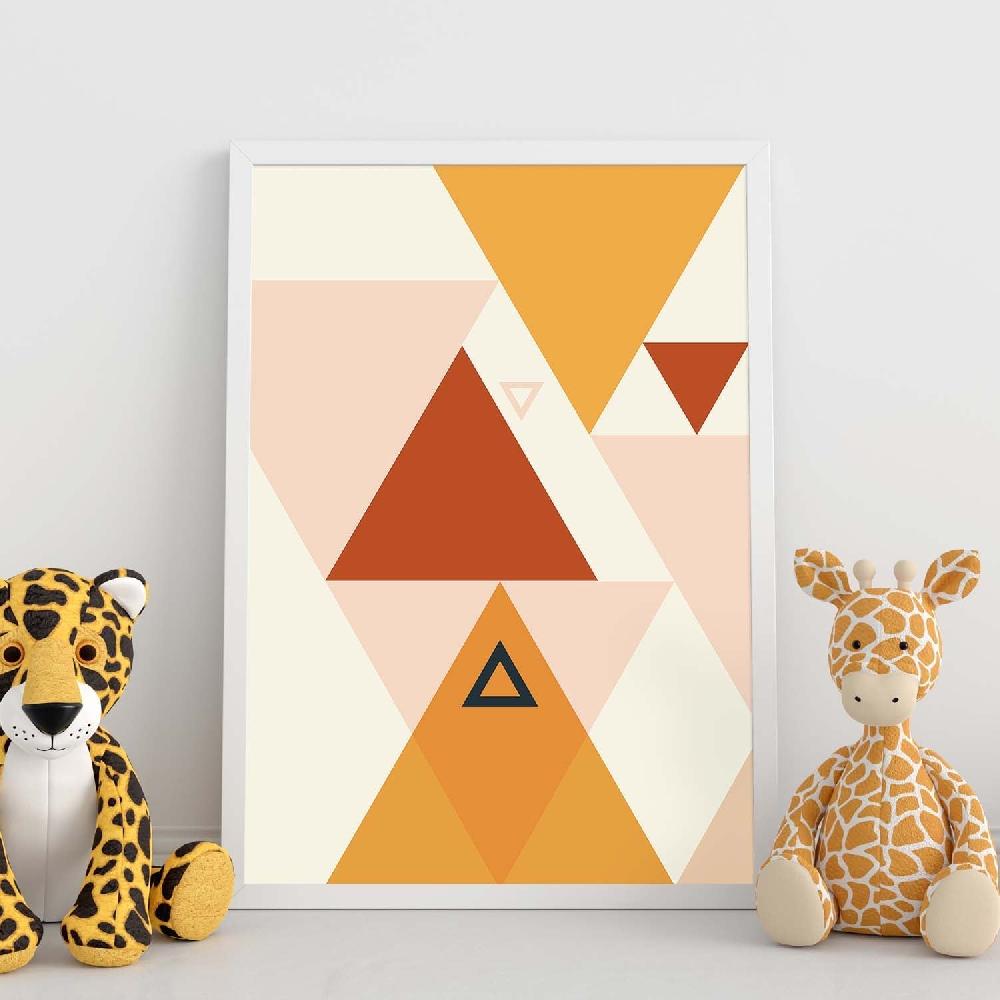 Nacnic Lámina De Constructivismo Abstracto Colorido 4