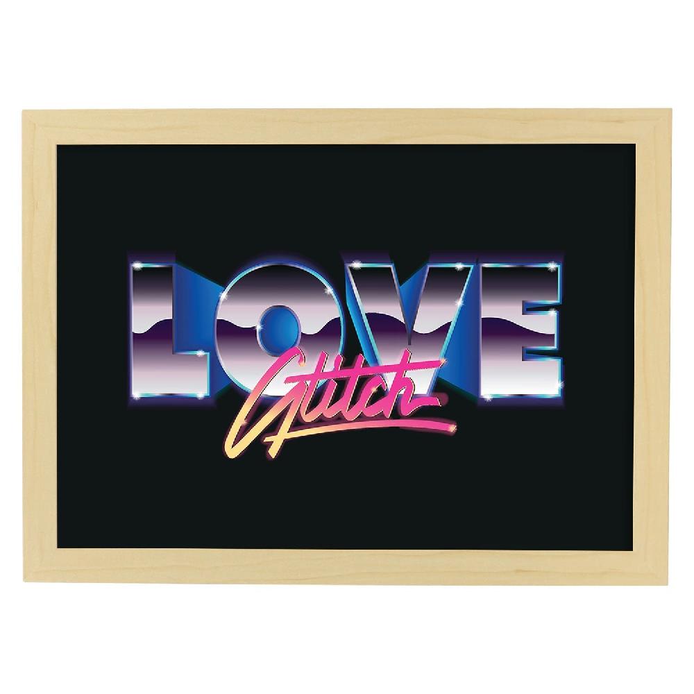 Nacnic Lámina De Decoración 'Love Glitch' Con Mensajes Felices Ilustrados