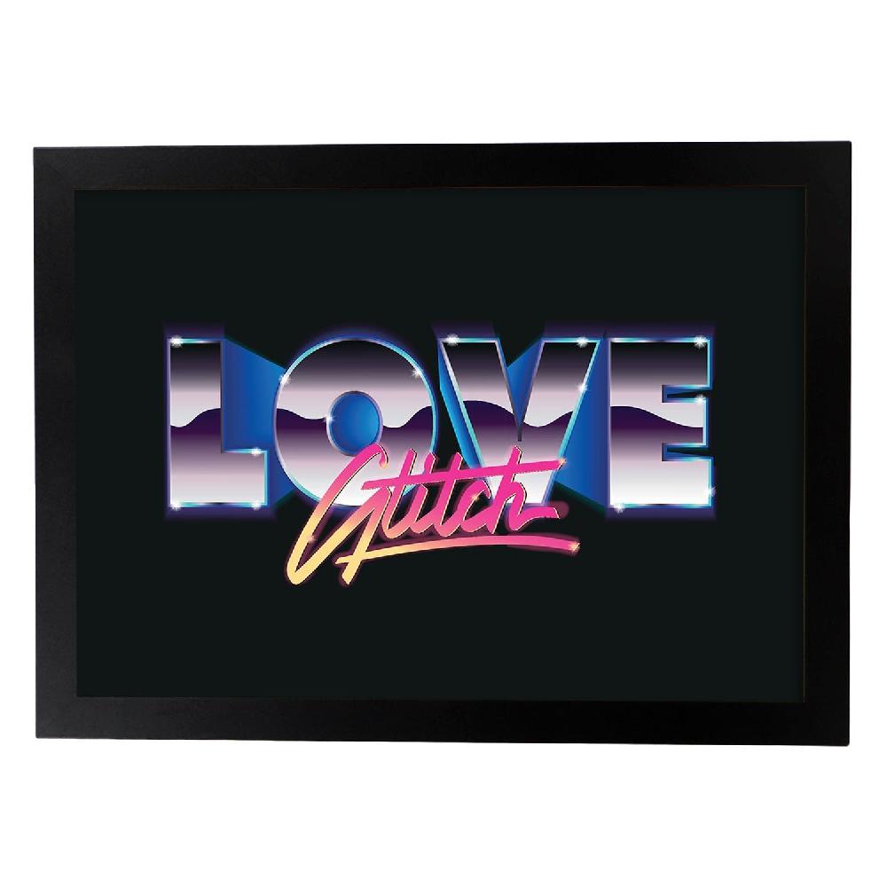 Nacnic Lámina De Decoración 'Love Glitch' Con Mensajes Felices Ilustrados