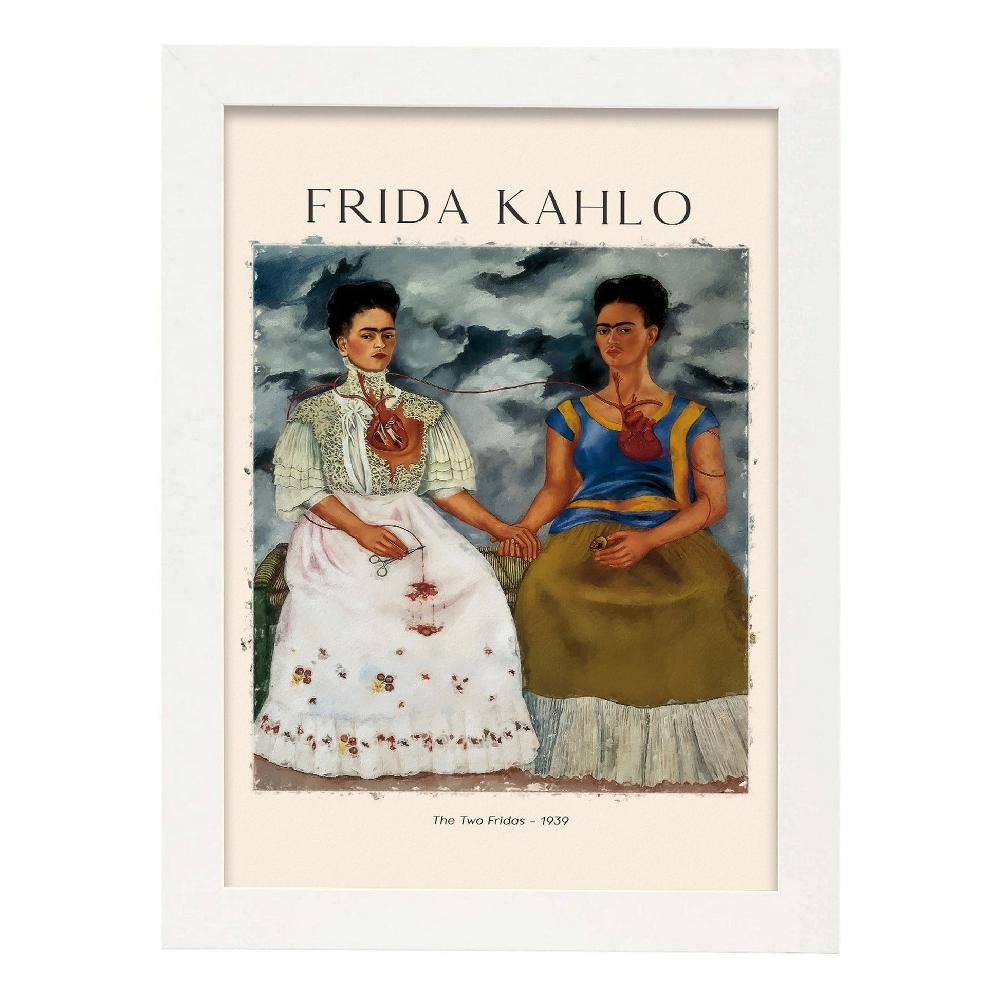 Nacnic Lámina De Dos Fridas Inspirada En Frida Kahlo Para Decoración Hogar