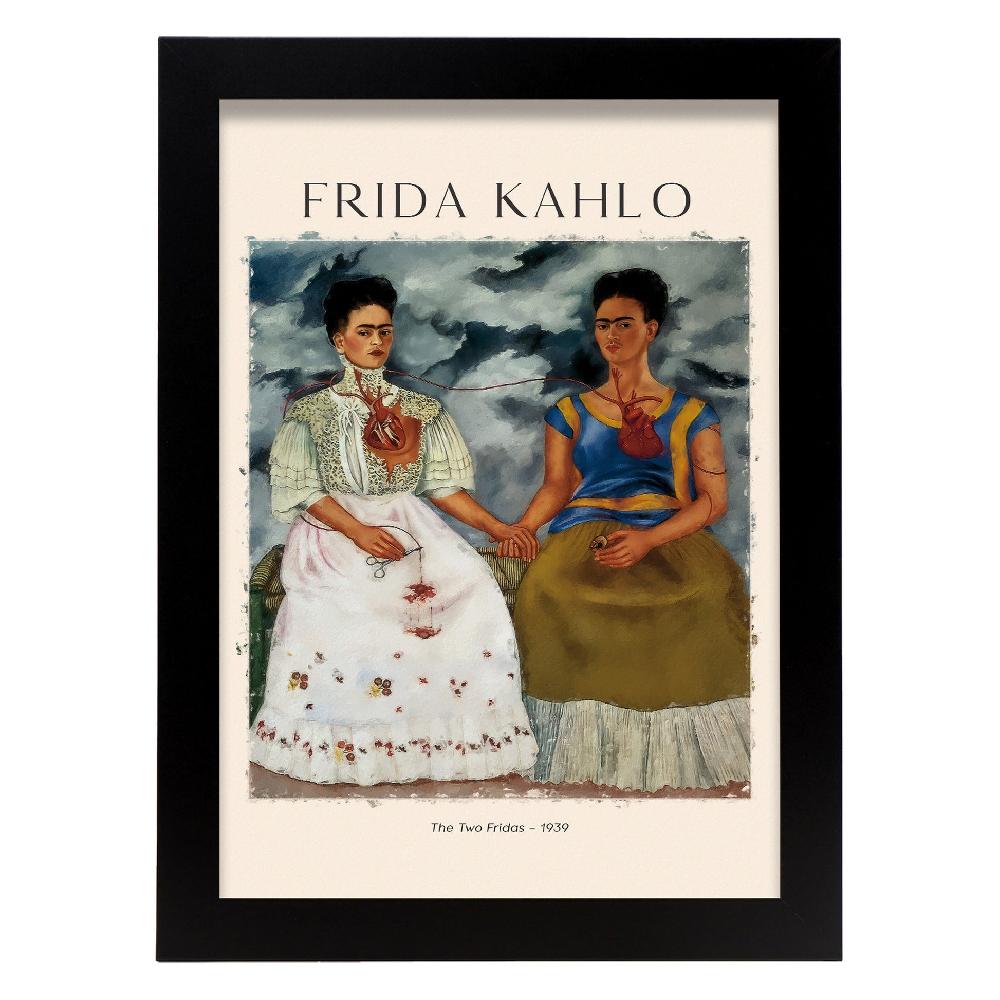 Nacnic Lámina De Dos Fridas Inspirada En Frida Kahlo Para Decoración Hogar