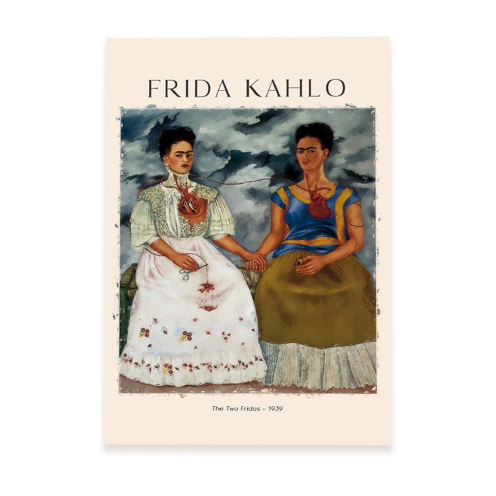 Nacnic Lámina De Dos Fridas Inspirada En Frida Kahlo Para Decoración Hogar