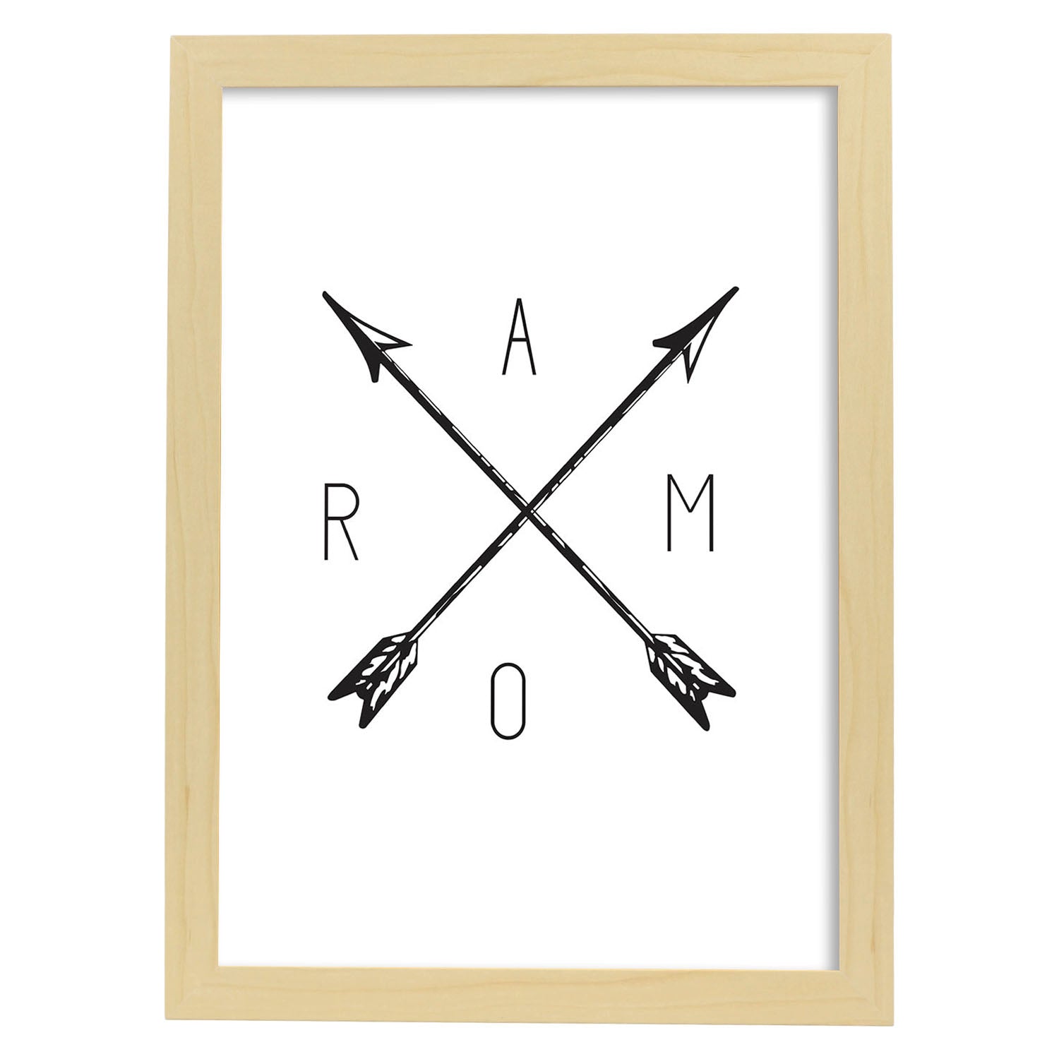 Nacnic Lámina De Flechas Con Diseño Nórdico Minimalista