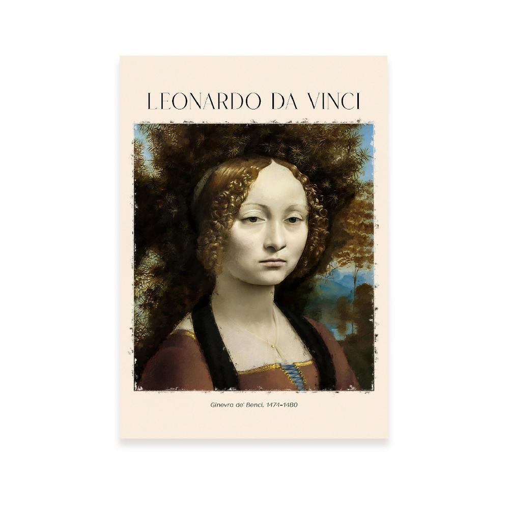 nacnic Lámina de Ginevra de Benci inspirada en Leonardo da Vinci