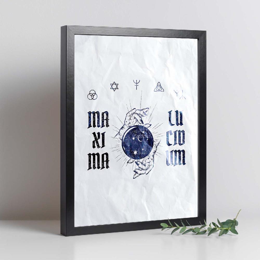 Nacnic Lámina De Ilustraciones De Magia Y Ocultismo