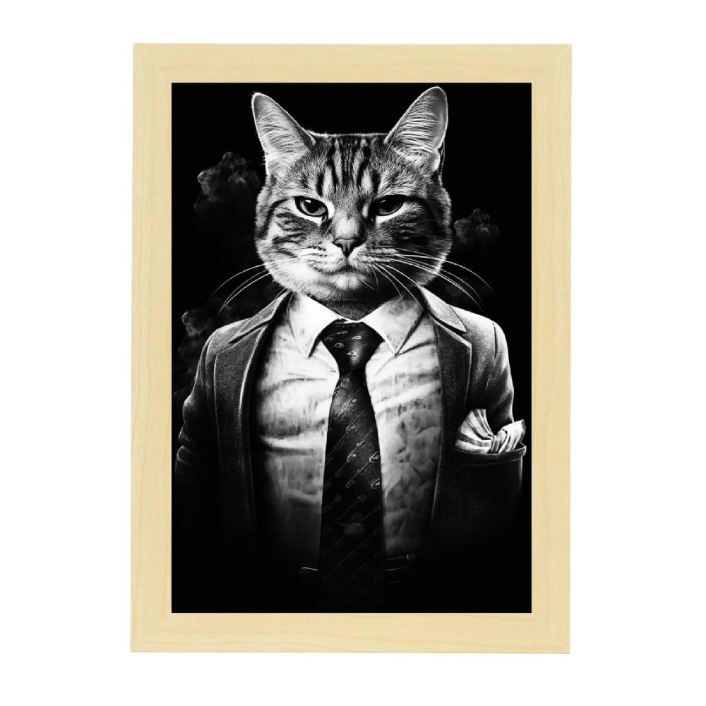 Nacnic Lámina De Impuesto De Gato En Blanco Y Negro