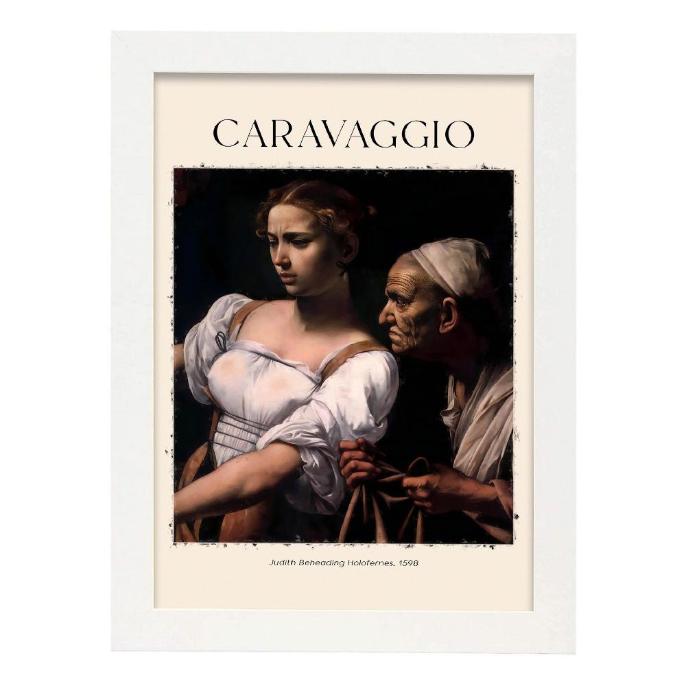Nacnic Lámina De Judith Decapitando A Holofernes Inspirada En Caravaggio