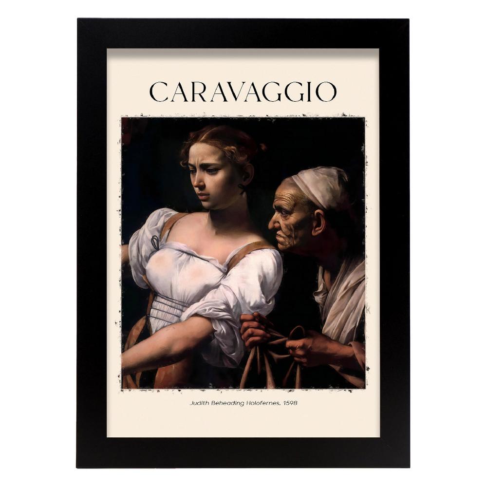 Nacnic Lámina De Judith Decapitando A Holofernes Inspirada En Caravaggio