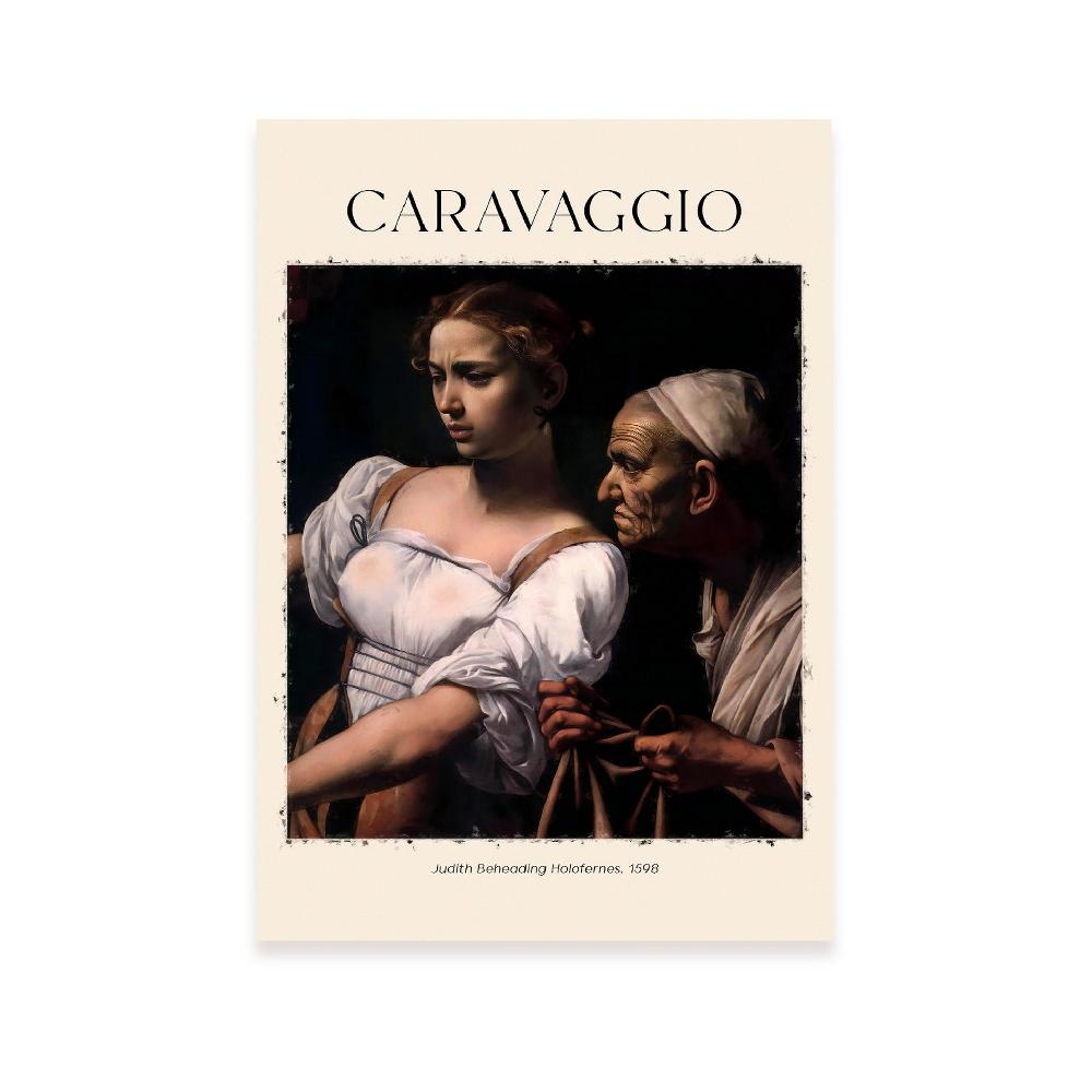 nacnic Lámina de Judith decapitando a Holofernes inspirada en Caravaggio