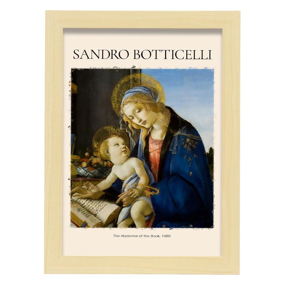 Nacnic Lámina De Madonna Inspirada En Sandro Botticelli