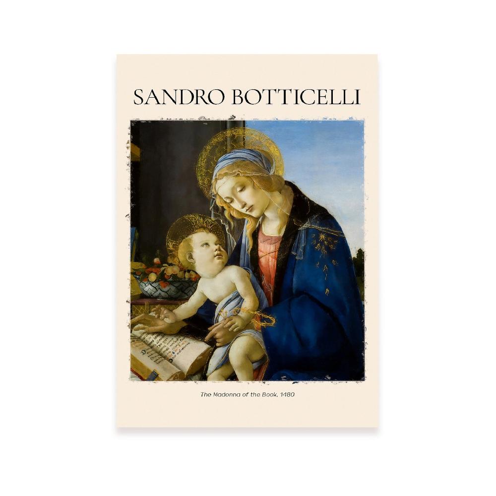 nacnic Lámina de Madonna inspirada en Sandro Botticelli