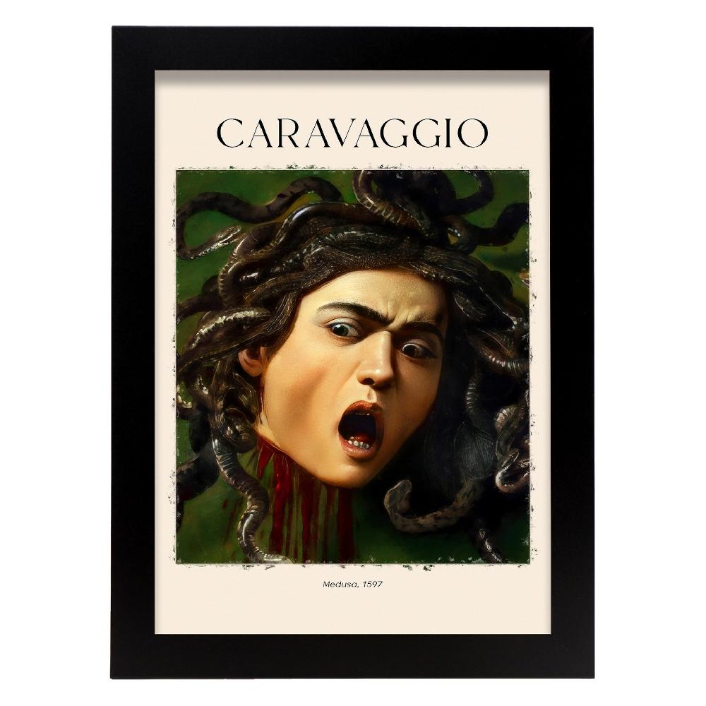 Nacnic Lámina De Medusa 1597 Inspirada En Caravaggio