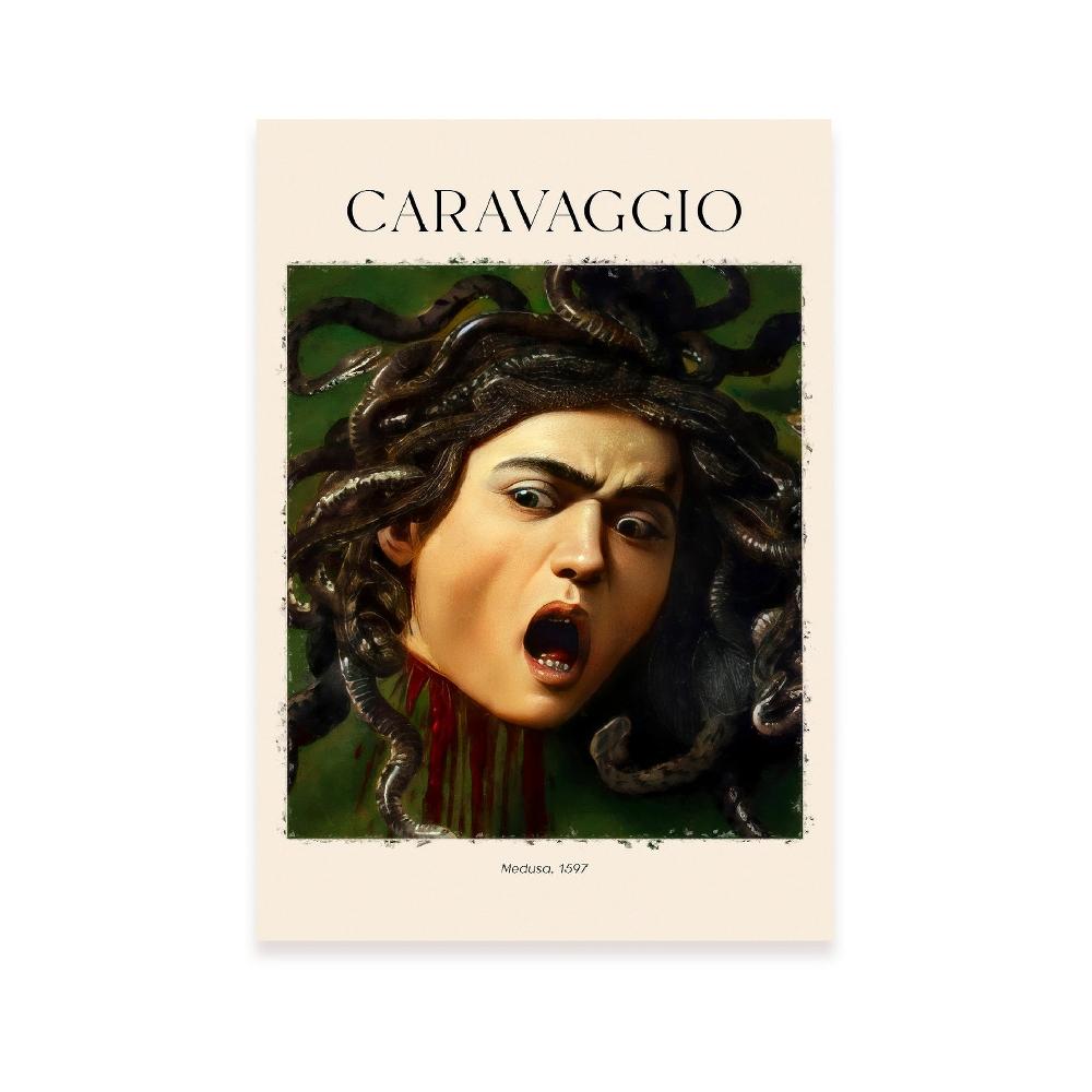 nacnic Lámina de Medusa 1597 inspirada en Caravaggio